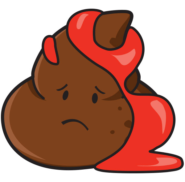 Dog Poop Color: Bloody