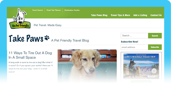 Best Dog Travel Blog:  The Other End of the Leash